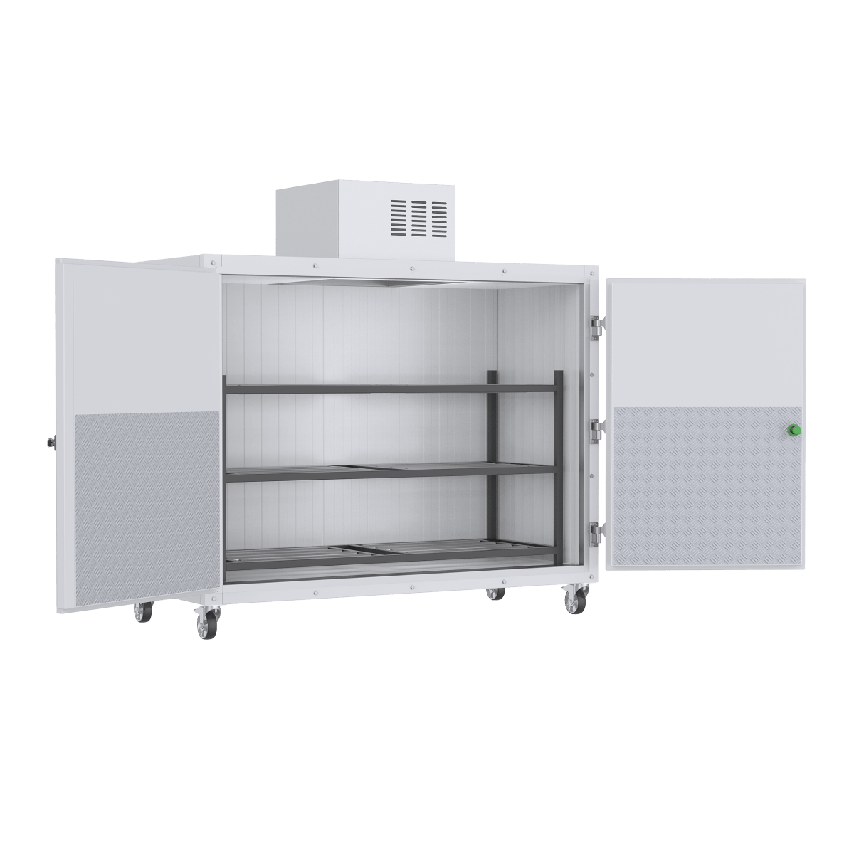 3 Body Side Load Upright Mortuary Coolers and Cooling Systems