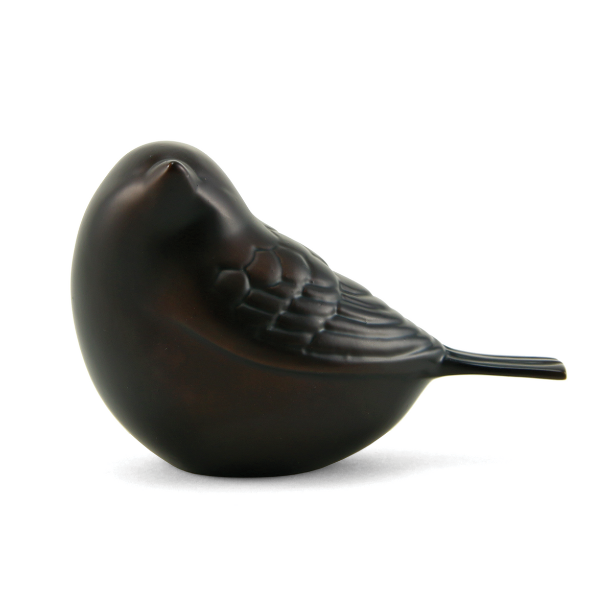 Antique Bronze Songbird Keepsake Urn, Keepsake, 3 x 4.5 x 2.6 in