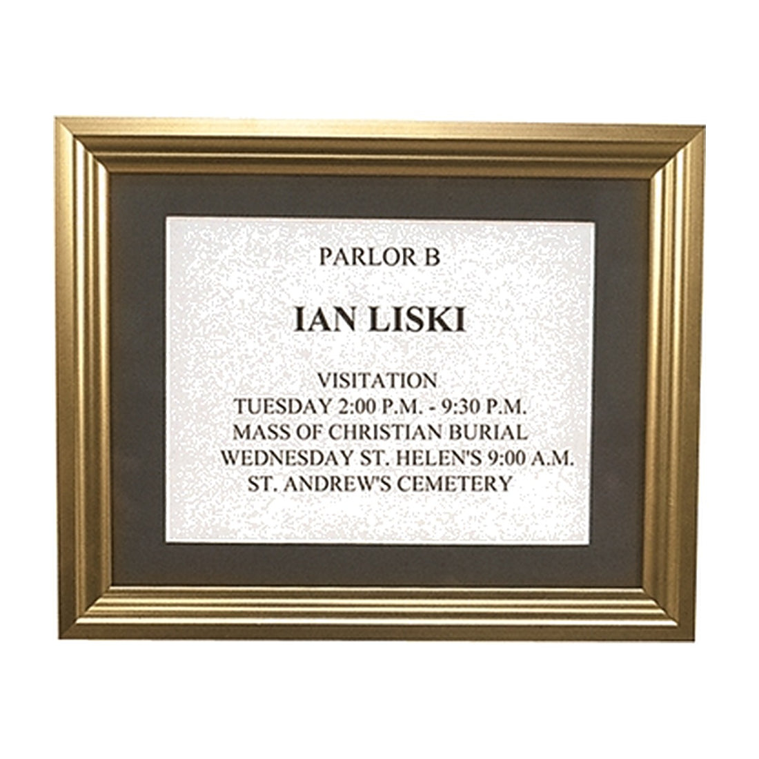 Back-Opening Single Panel Wall Directory