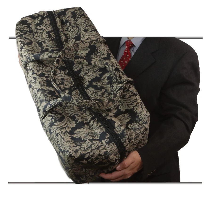Black Gold Paisley Infant Removal Case - Plus