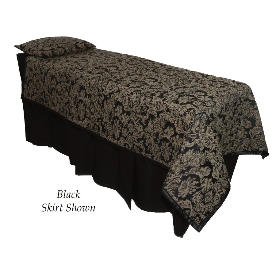 Black Gold Paisley Viewing Set - Standard, Black