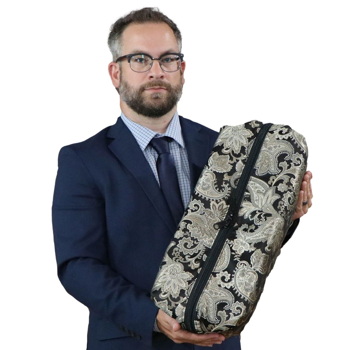 Black Floral Infant Removal Case - Standard