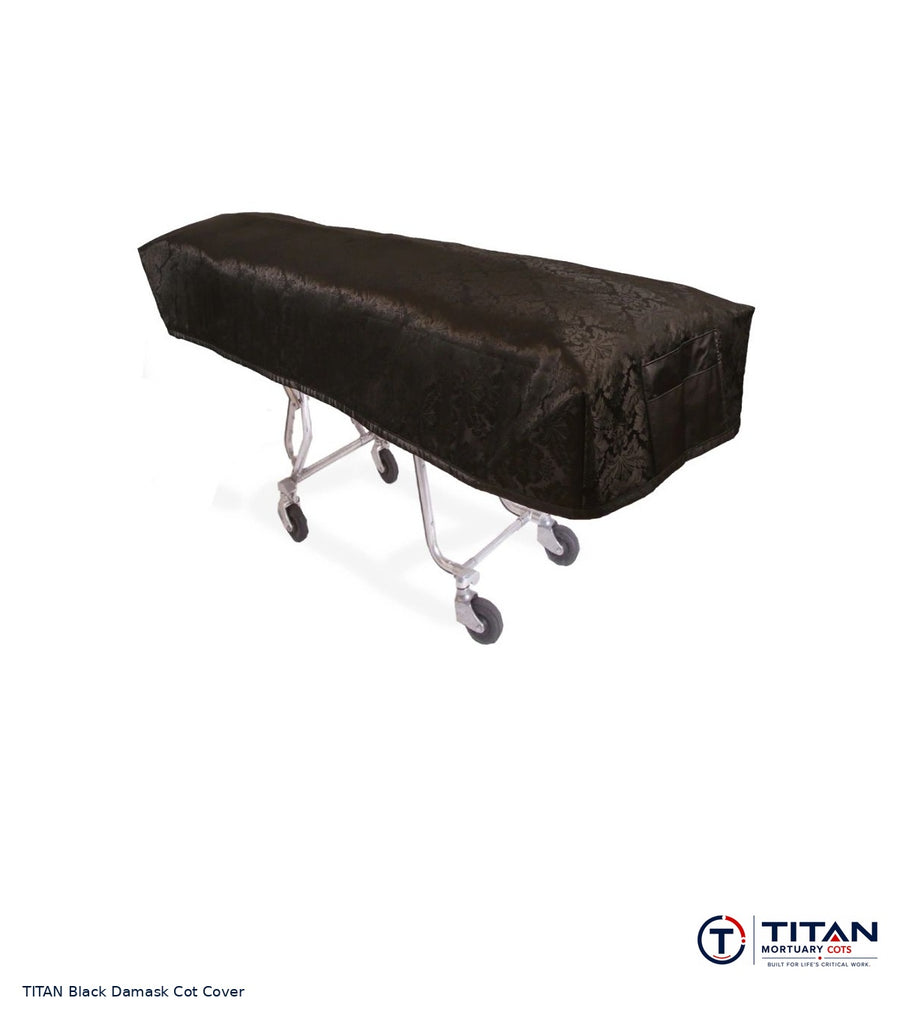 TITAN American Flag Reversible Cot Cover | Black Damask