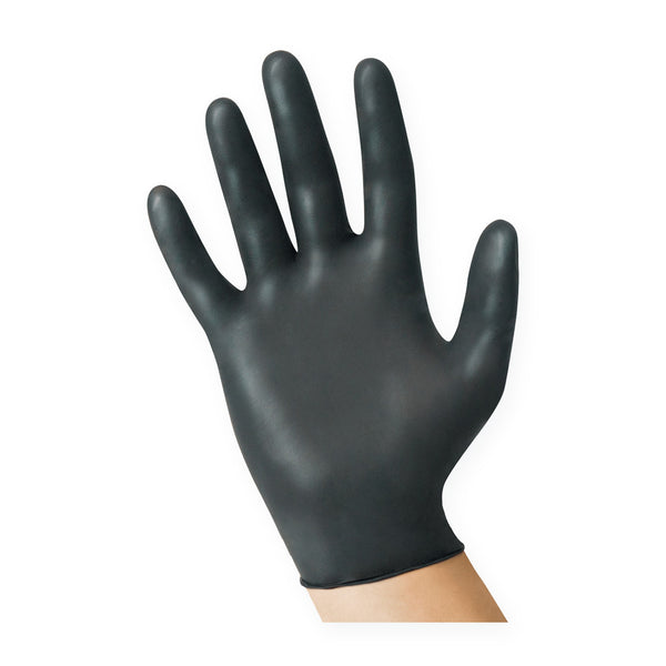 USPE 6 Mil Black Nitrile Exam Gloves – Case