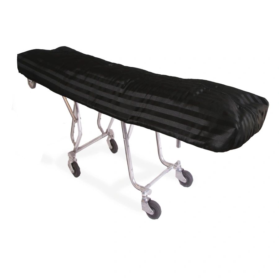 Black Satin Stripe Cot Pouch - Standard