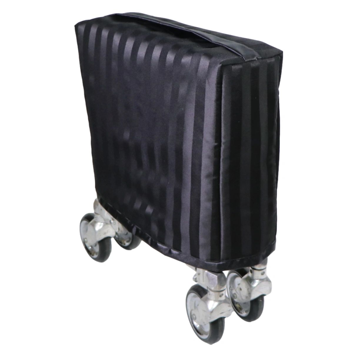 Black Satin Stripe HD Church Truck Cover