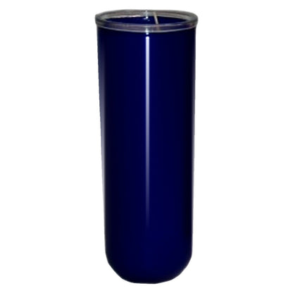 Blue 7-Day Memorial Candle