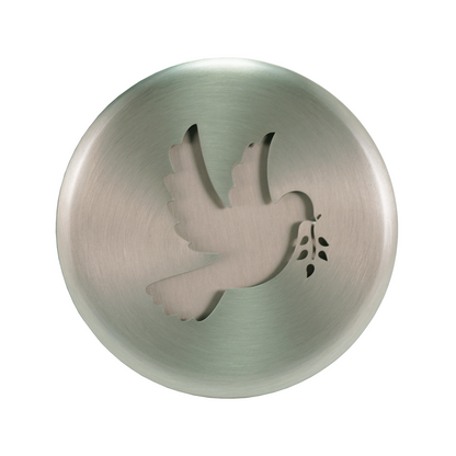 Blue Frost Dove Brass Scattering Urn, view 2