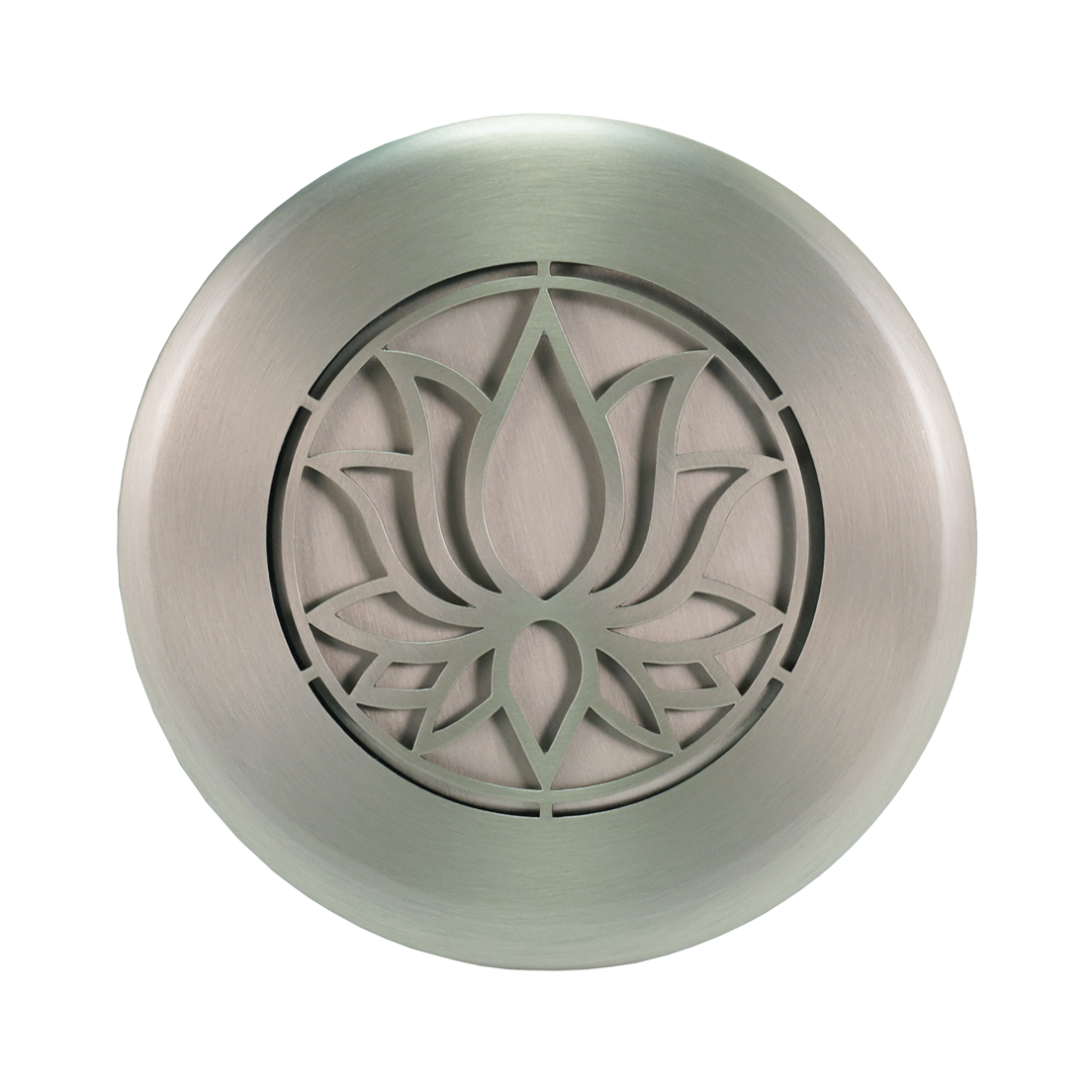 Blue Frost Lotus Brass Scattering Urn, view 2