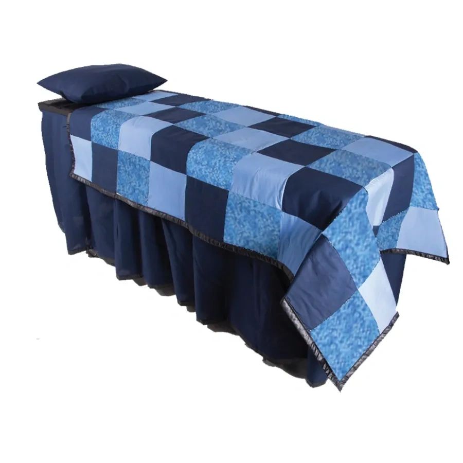 Blue Patchwork Viewing Set
