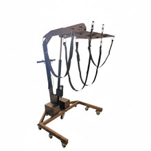 XL body and casket lift handling 900-plus pounds, welded structural steel, USA-made
