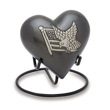 American Pride Brass Heart Keepsake — ISU-RJ-0059