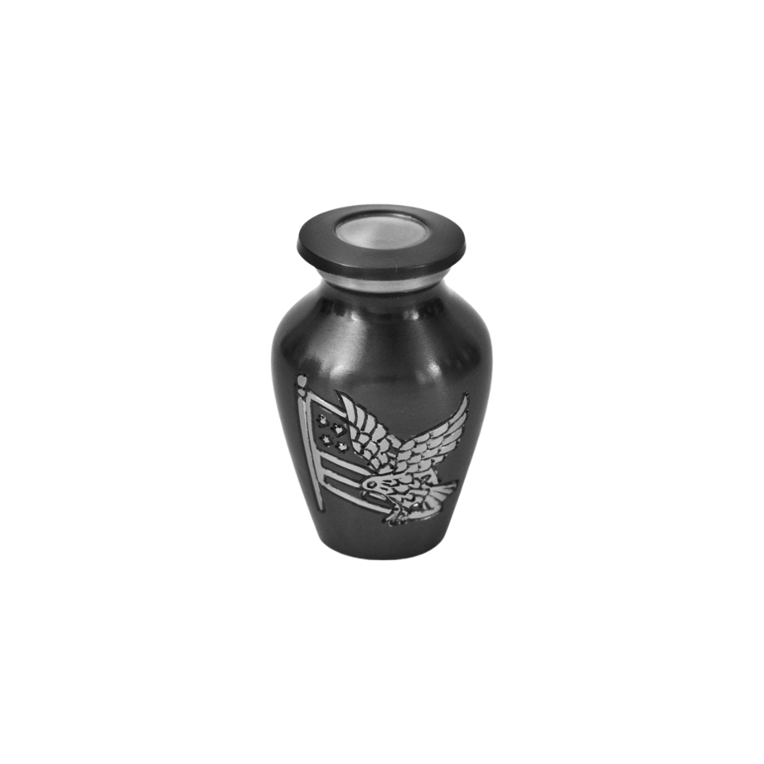 American Pride Brass Keepsake Urn — ISU-RJ-0060