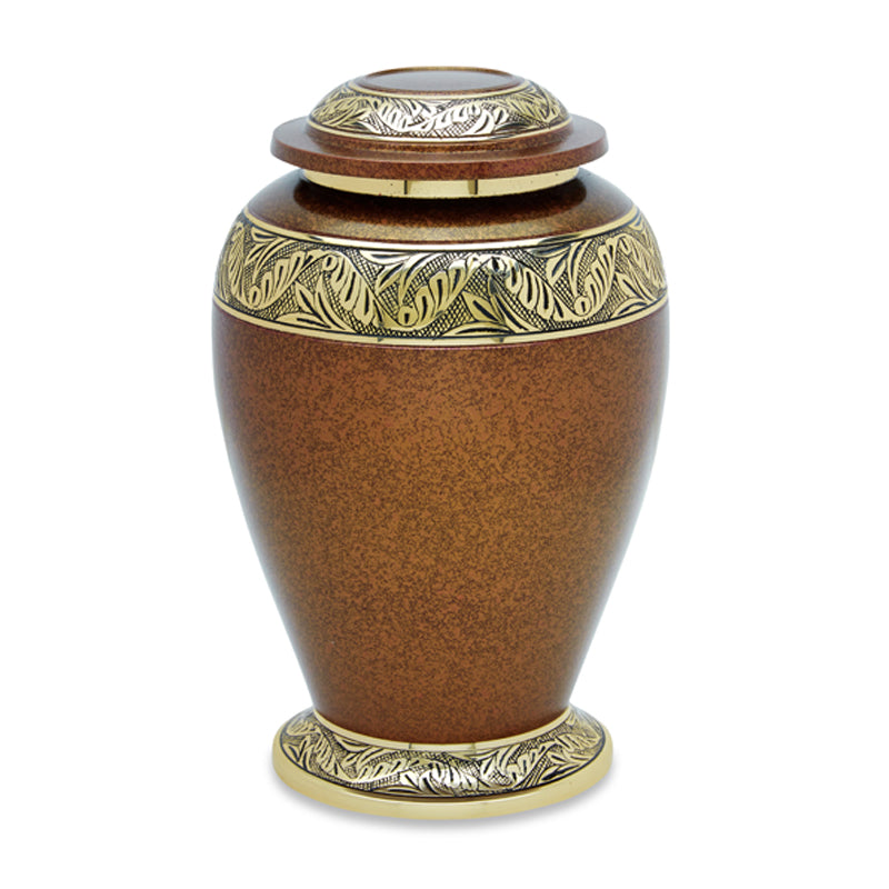Berkshire Gold Brass Urn — ISU-RJ-0062