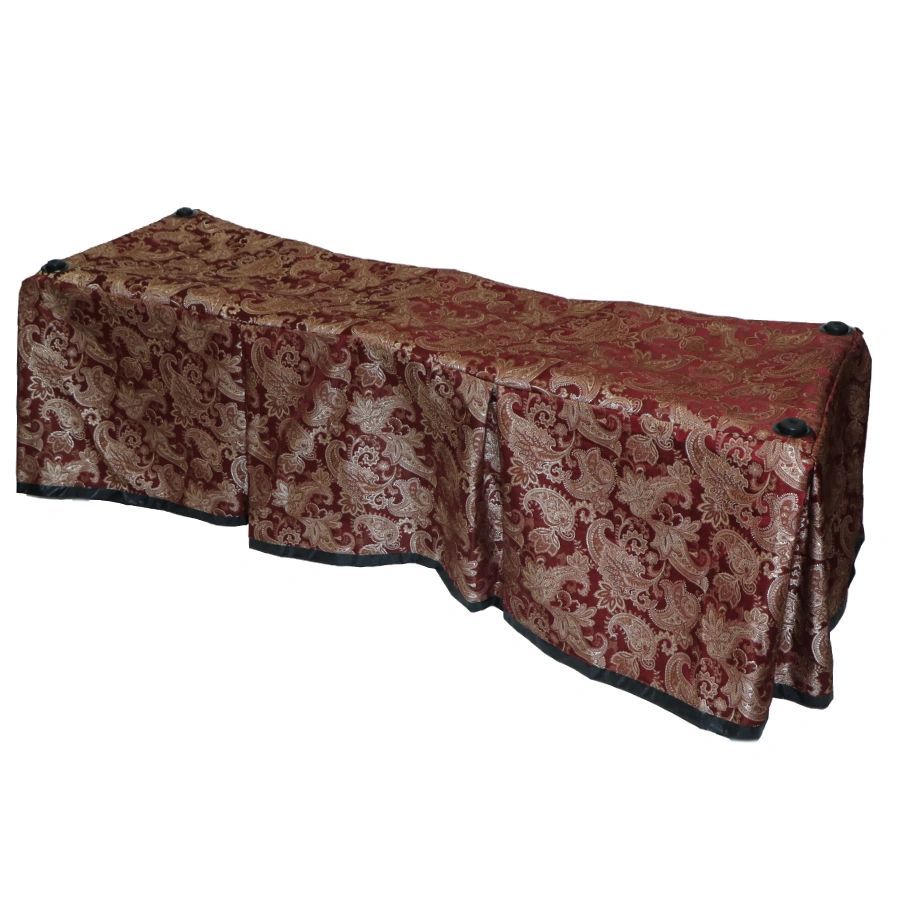 Brick Floral Church Truck Drape