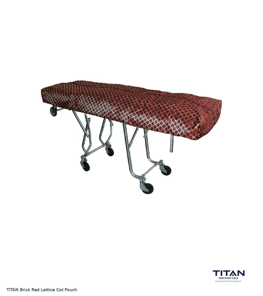 TITAN Brick Red Lattice Cot Pouch