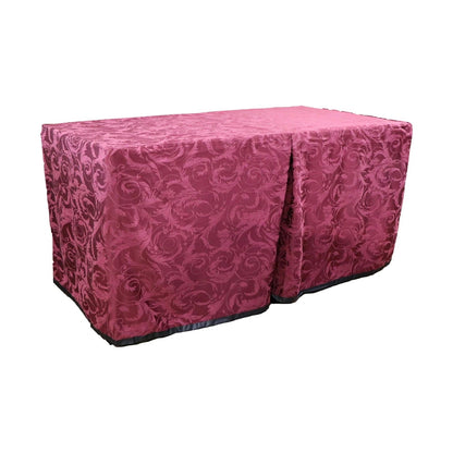 Bristol Burgundy Portable Table Cover – Bristol Burgundy VT Plus Covered