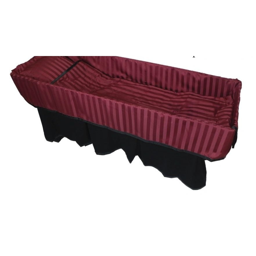 Burgundy Satin Stripe ID Viewing Set
