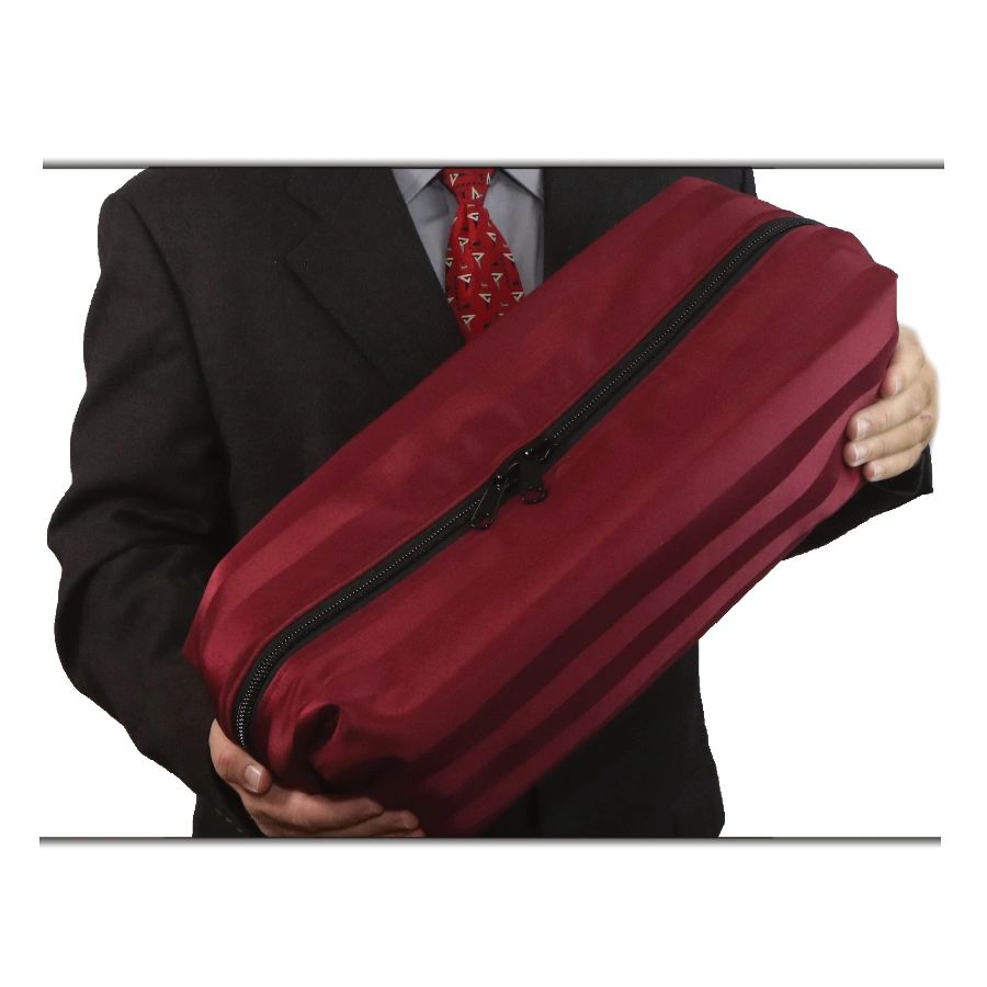 Burgundy Satin Stripe Infant Removal Case - Standard