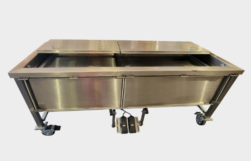 Electric Immersion Dissection Table - cadaver tank lift tray