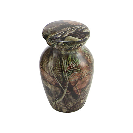 Camouflage Aluminum Mini Keepsake Urn