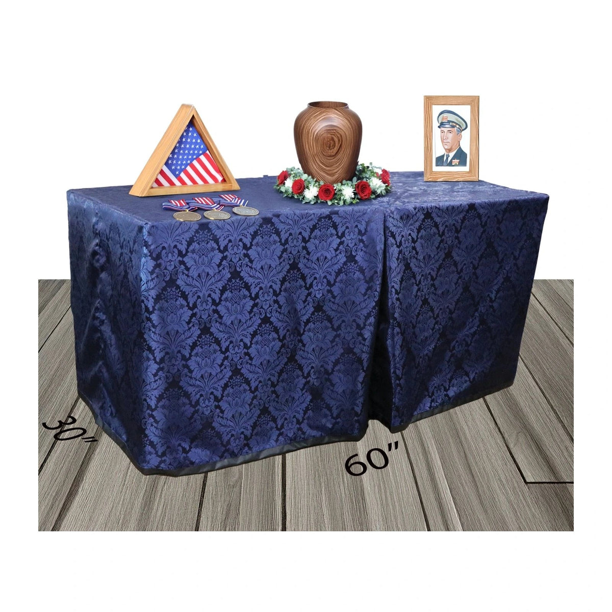 Carlisle Navy Portable Presentation Table – Plus – Carlisle Navy VT Plus Setup