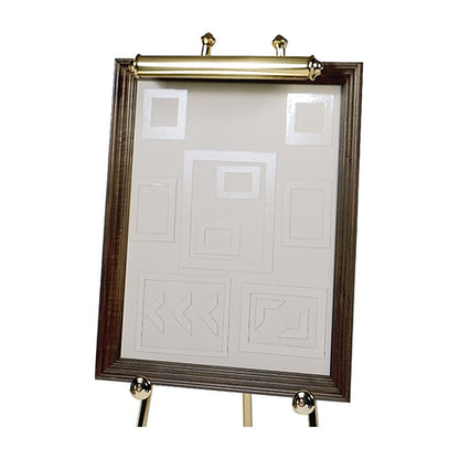Celebration of life display board with the 2-bulb display light