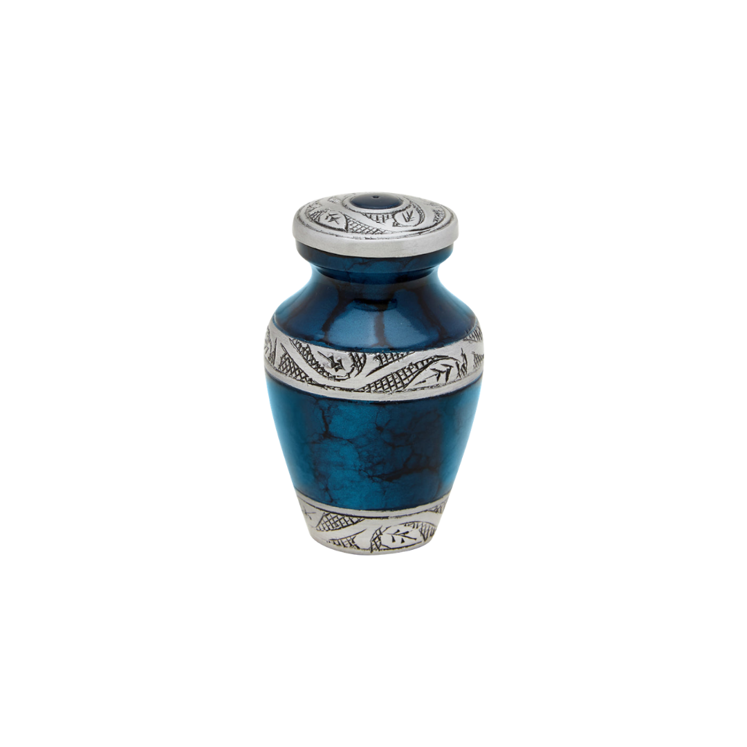 Middleton Blue Classic Keepsake Urn — ISU-RJ-0095