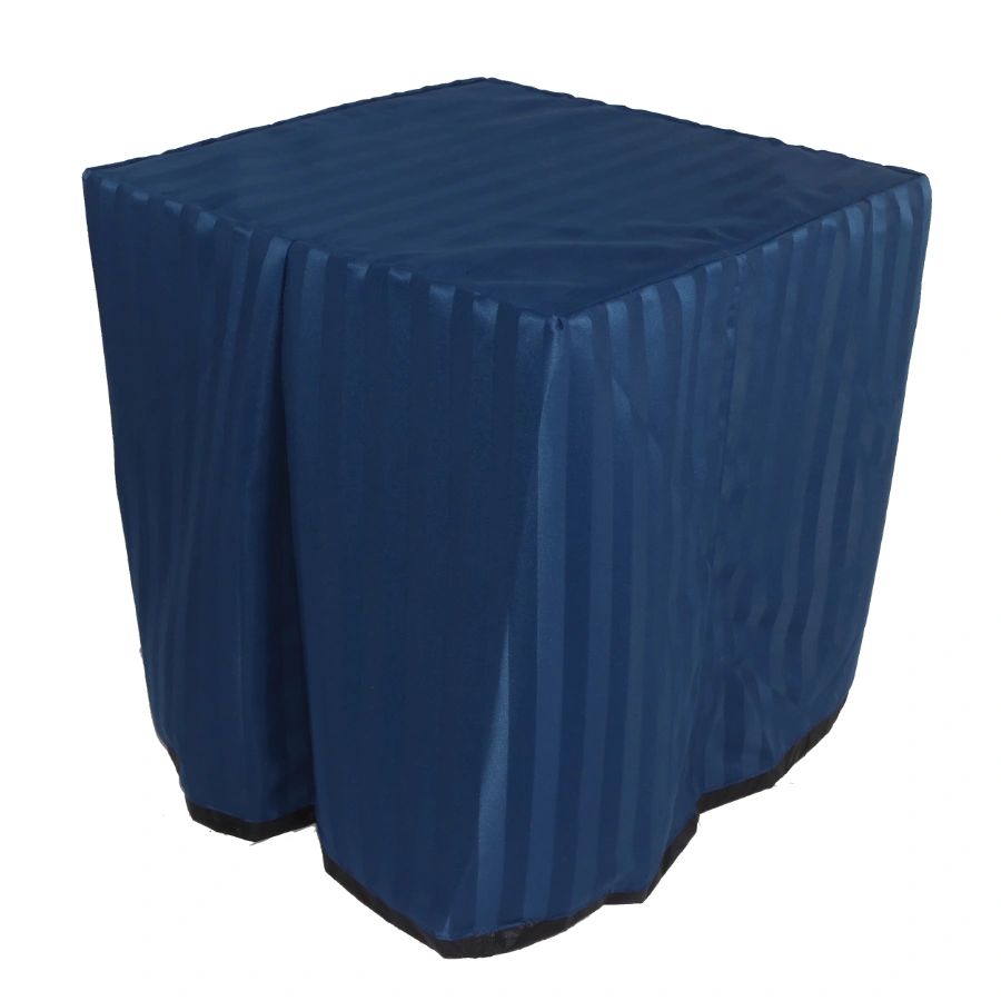 Cobalt Satin Stripe Presentation Table - Standard