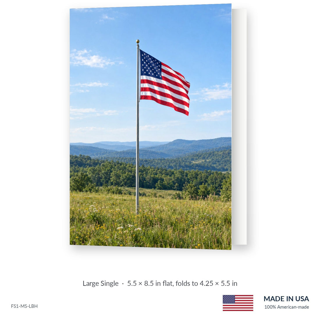 Country Flag Funeral Service Folders