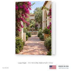 Courtyard Garden Funeral Service Folders