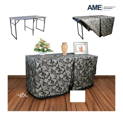 Cresswell Black Portable Presentation Table – Plus – Cresswell Black VT Plus Full Setup