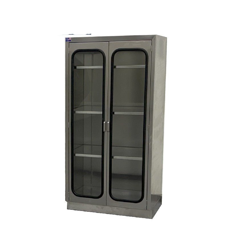 Custom casework and cabinetry Model 1034-1C, stainless morgue and lab storage cabinets