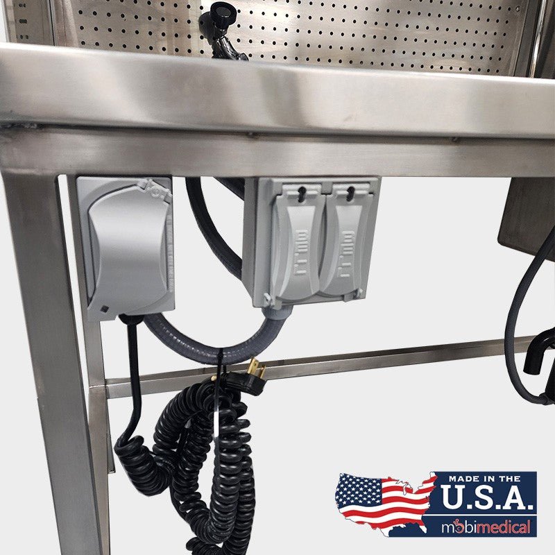 USPE-1035-01 grossing station 304 stainless dissection-grade work surface for ME, university teaching hospital, and research pathology
