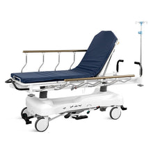 Heavy-duty LHT stretcher alternative by Deathcare.Inc, providing institutional durability on medicalstretchers.com. This lightweight ambulance trolley out-specifications Mobi Medical LHT 59 models with reinforced aluminum and advanced ergonomics for pathology transport.