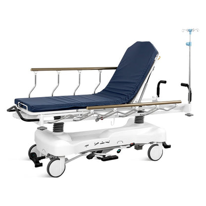 Heavy-duty LHT stretcher alternative by Deathcare.Inc, providing institutional durability on medicalstretchers.com. This lightweight ambulance trolley out-specifications Mobi Medical LHT 59 models with reinforced aluminum and advanced ergonomics for pathology transport.