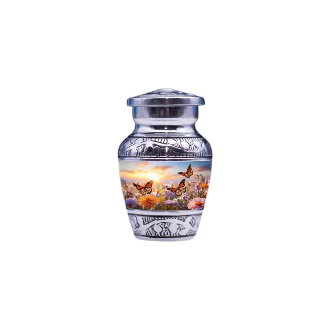 Butterflies Designer Keepsake Urn — ISU-RJ-0110