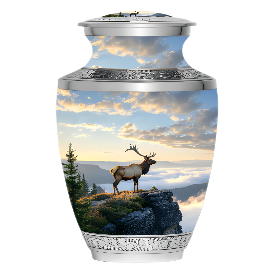 Mountain View Great Elk Designer Urn — ISU-RJ-0125