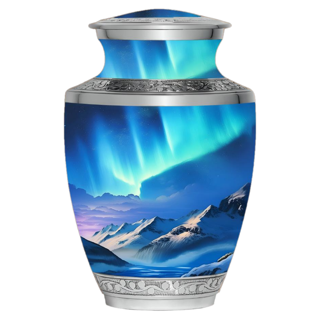 Northern Lights Designer Urn — ISU-RJ-0126
