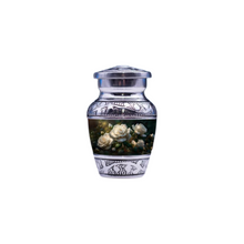 White Roses Designer Keepsake Urn — ISU-RJ-0137