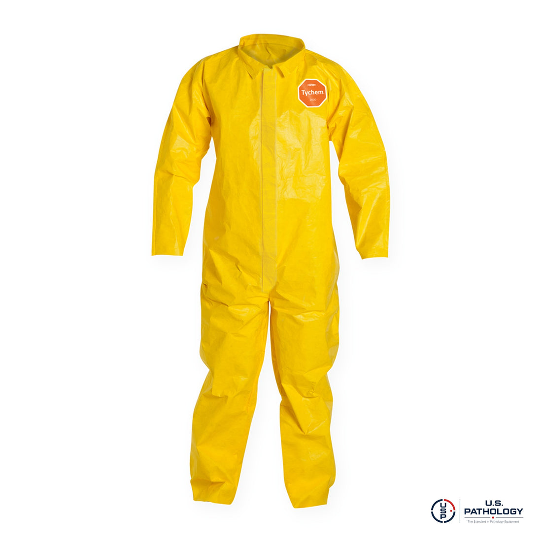 DuPont™ Tychem® 2000 QC120 Coverall, Zipper Front, Collar