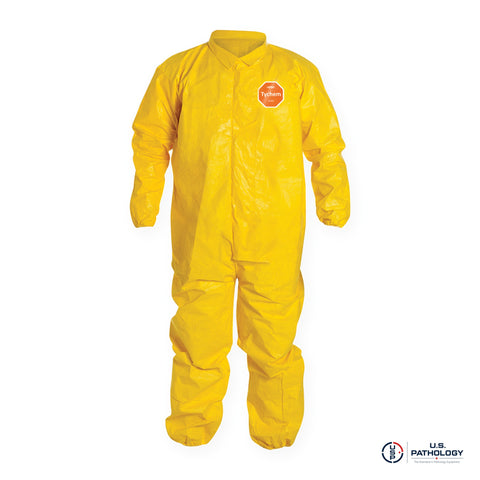 DuPont™ Tychem® 2000 QC125 Coverall, Elastic Wrists & Ankles – serged seams