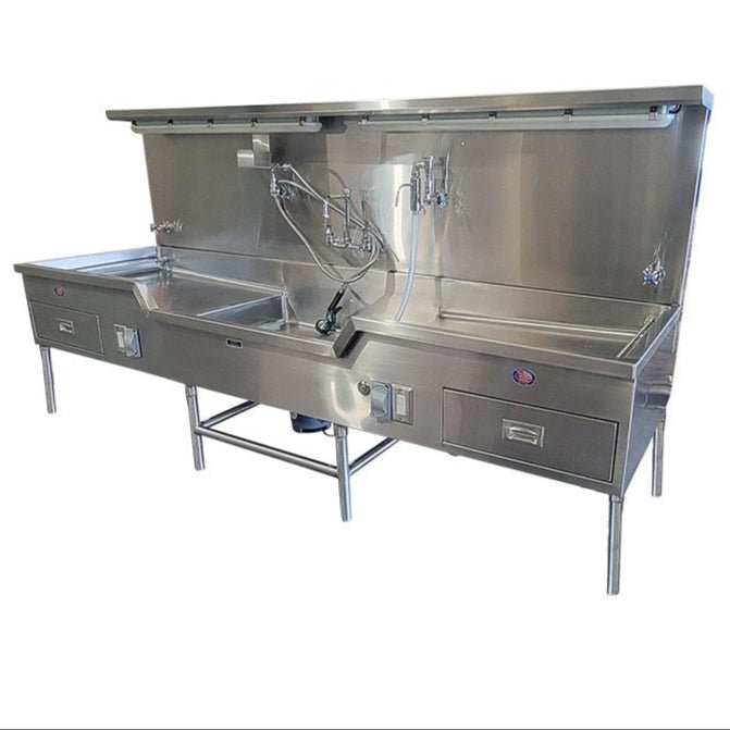 Embalming Station – Center Sink - 1036 - 11 - American Mortuary Coolers & Equipments