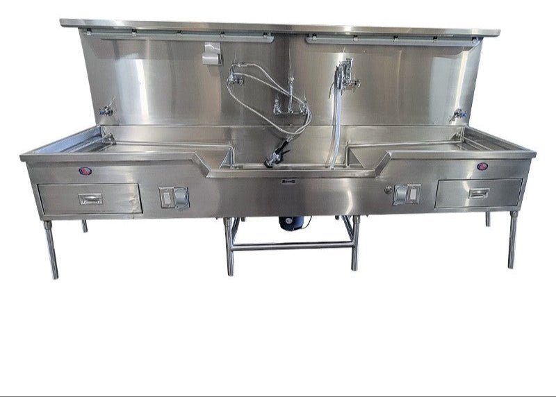 Embalming Station – Center Sink - 1036 - 11 - American Mortuary Coolers & Equipments