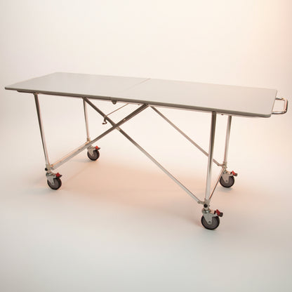 Extra wide folding dressing table 1036-034X, 78x32 laminate, by American Mortuary Coolers