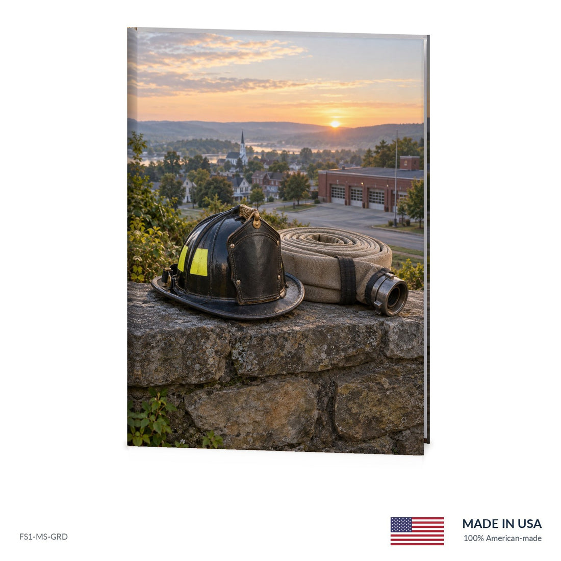 Firefighter Tribute Funeral Register Book