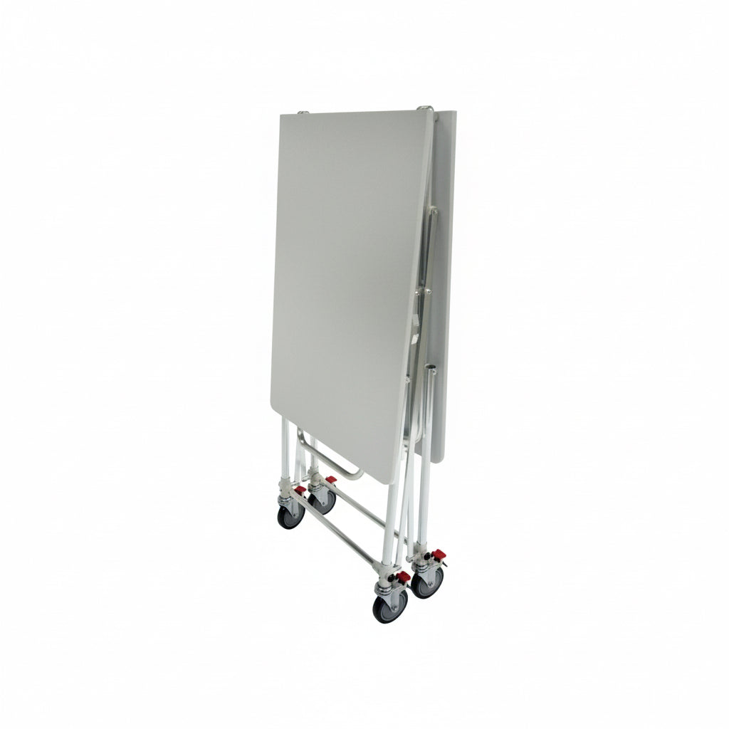 78 by 32 inch hygienic laminate top on extra wide folding dressing table