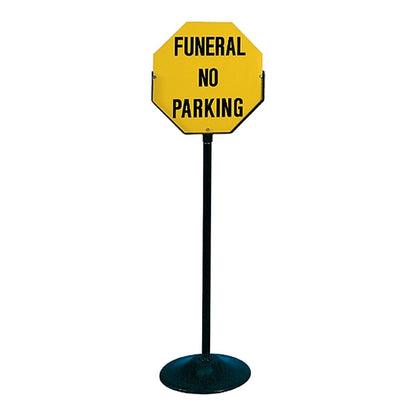 Funeral No Parking portable sidewalk sign, also available in this listing