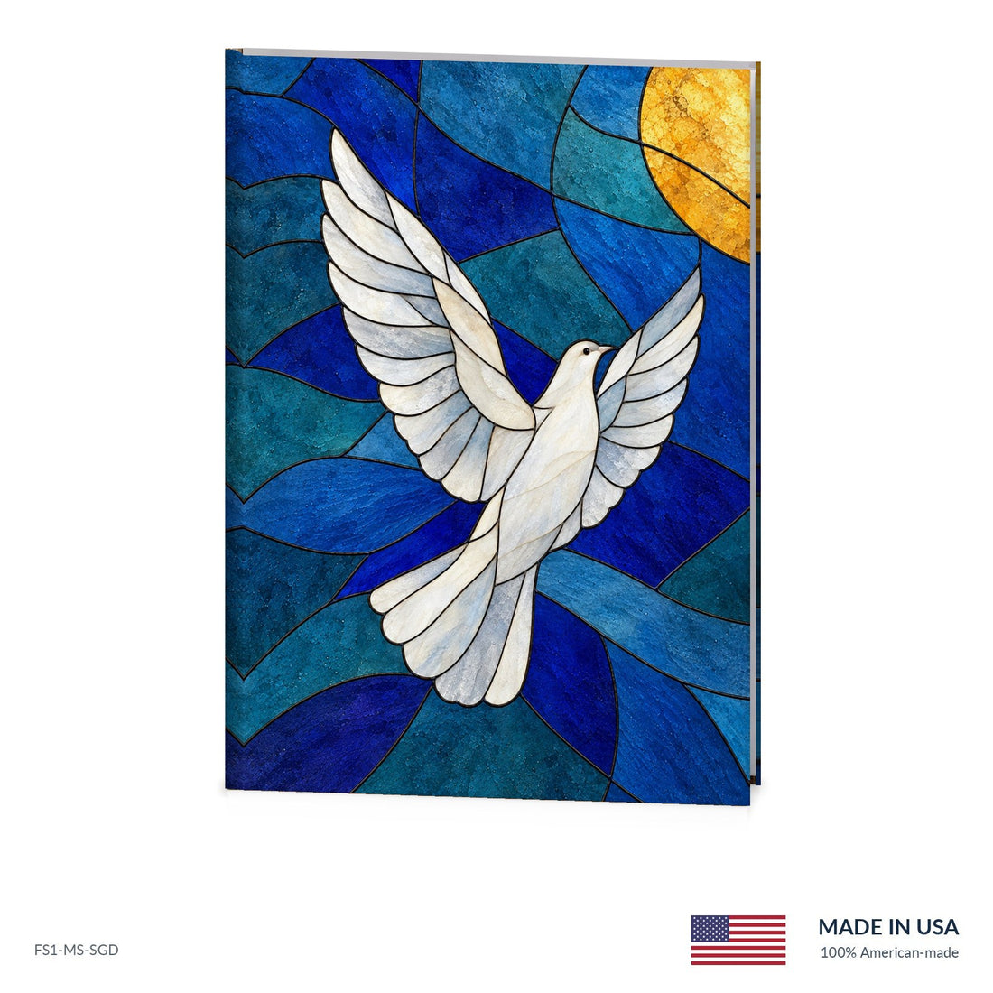Glass Dove Funeral Register Book