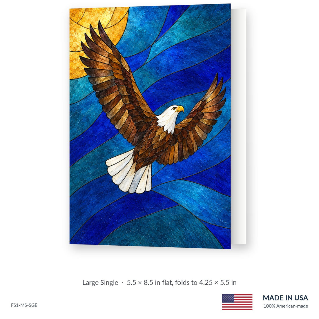 Glass Eagle Funeral Service Folders